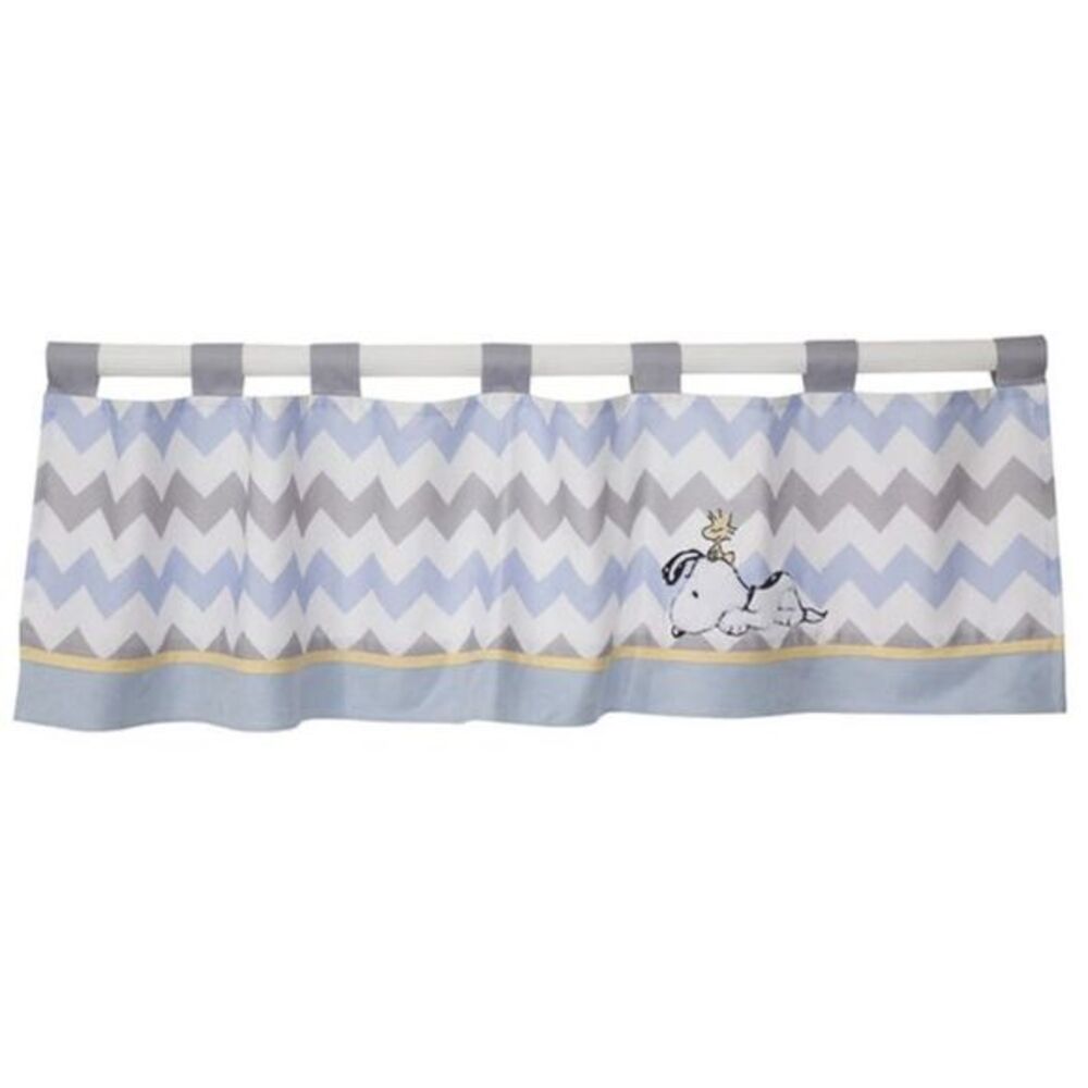 Lambs & Ivy DISCONTINUED 54” My Little Snoopy Window Valance short curtain